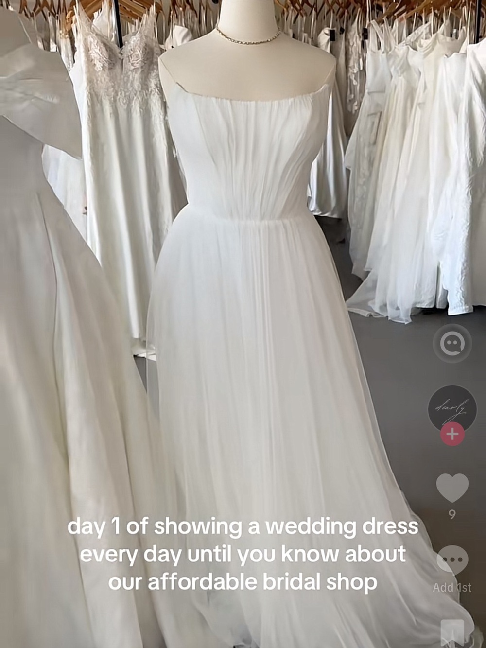Classic Strapless White Bridal Dress with Soft Skirt
